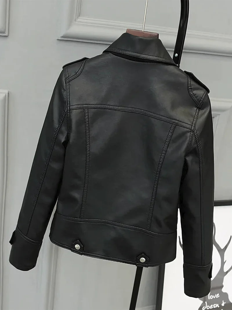 Jaqueta Feminina de Couro Legítimo - Roma